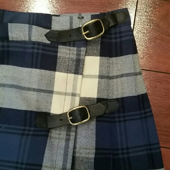 NWT Lands' End pleated wool skirt - Picture 2 of 4